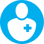 Pflegekraft betreut pflegende Person